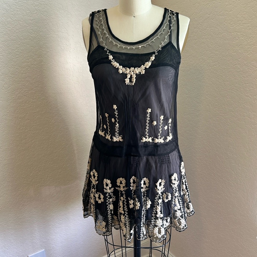 Anthropologie dress with slip